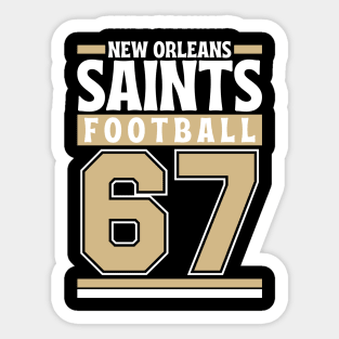 New Orleans Saints 1967 American Football Edition 3 Sticker